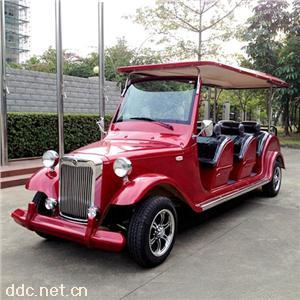  傲森红色8座电动观光车